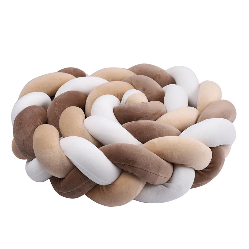 Tresse de lit Bébé - Beige - Marron / 1 mètre - Tresse de Lit