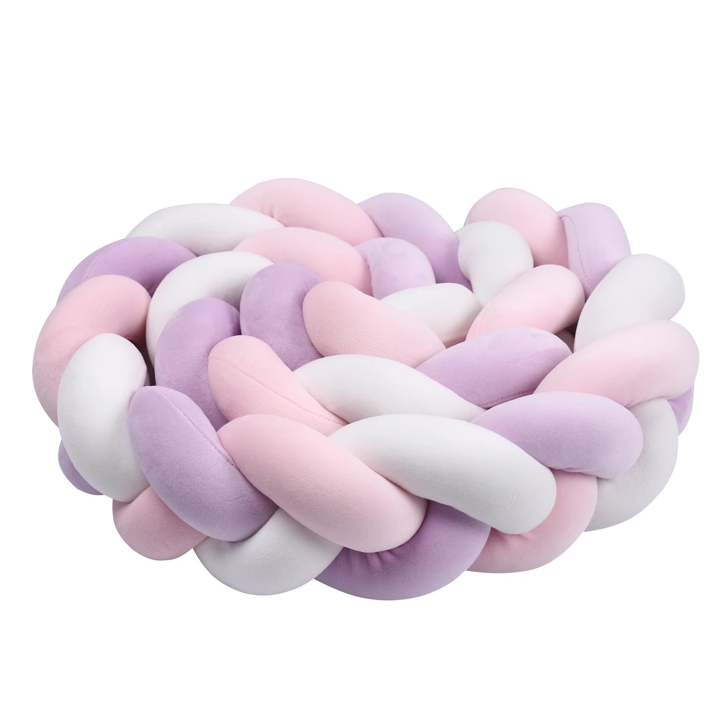 Tresse de lit Bébé - Mauve - Rose - Blanc / 1 mètre - Tresse de Lit