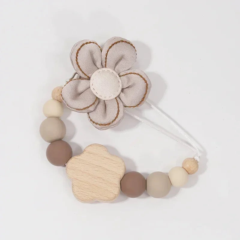 Attache tétine Personnalisé Petite Fleur