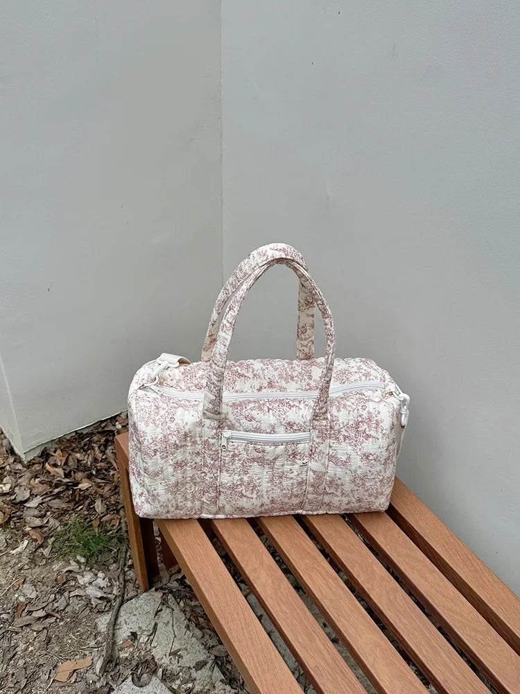 Sac Maternité pour Maman Fleurs Roses