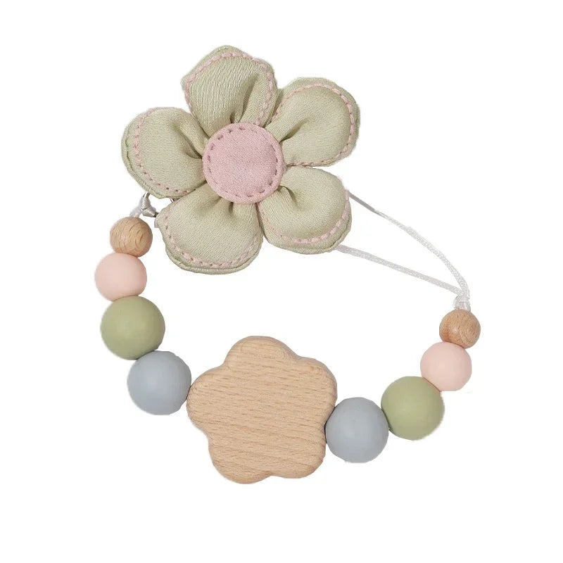 Attache tétine Personnalisé Petite Fleur