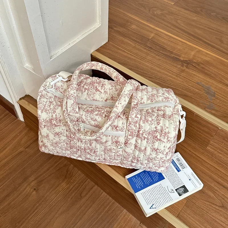 Sac Maternité pour Maman Fleurs Roses