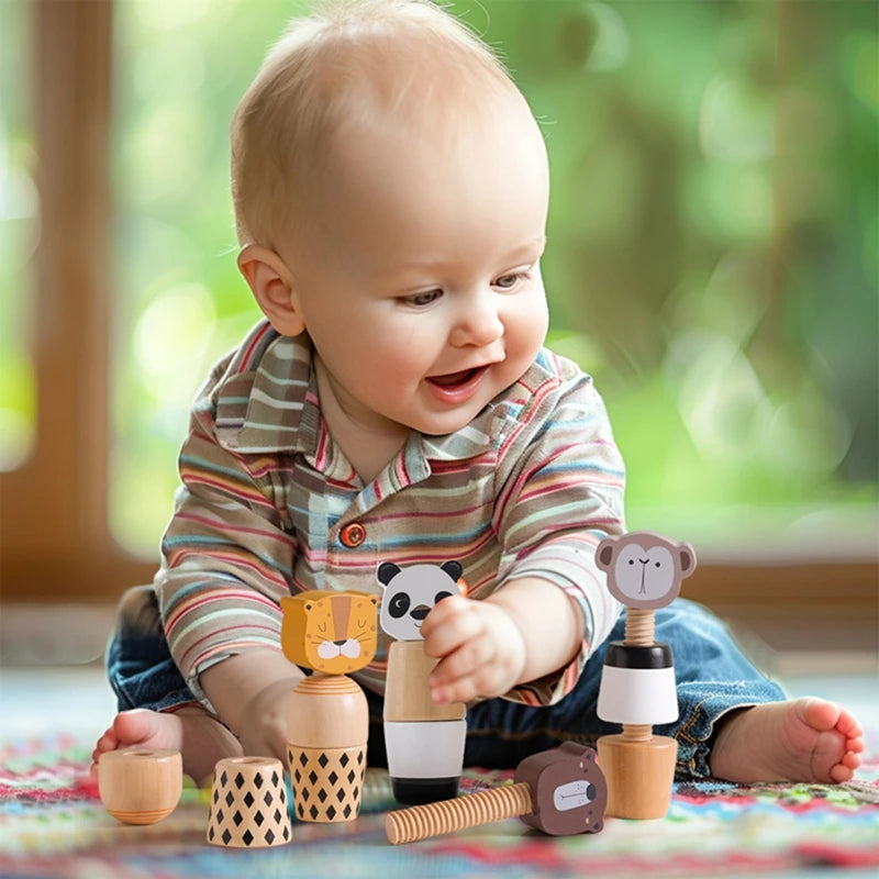 Jeu d'éveil bébé Animaux de la Jungle