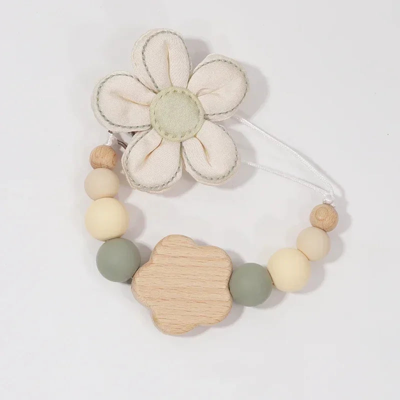 Attache tétine Personnalisé Petite Fleur