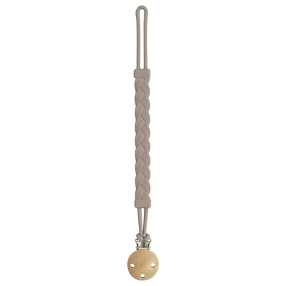 Attache Tetine en Silicone - Taupe - Attache tétine