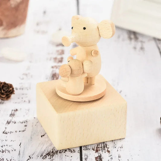 Petite Boîte à Musique Bébé En bois