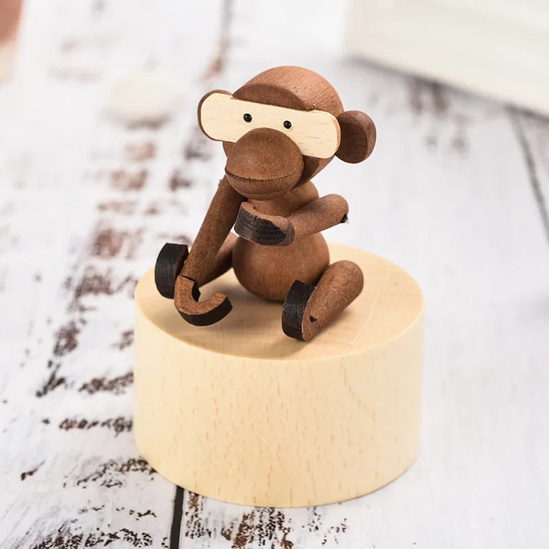 Petite Boîte à Musique Bébé En bois