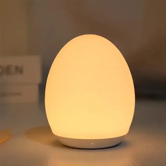 Veilleuse Enfant Petit Oeuf, lampe de nuit en forme d'œuf, idéale pour apaiser les enfants pendant la nuit.