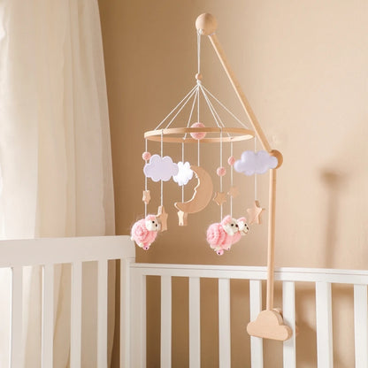 Mobile Bébé Mouton Rose - Rose - Mobile bébé