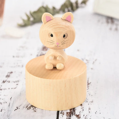 Petite Boîte à Musique Bébé En bois