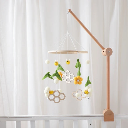 Mobile Bébé Petites Fleurs et Abeilles