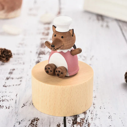 Petite Boîte à Musique Bébé En bois