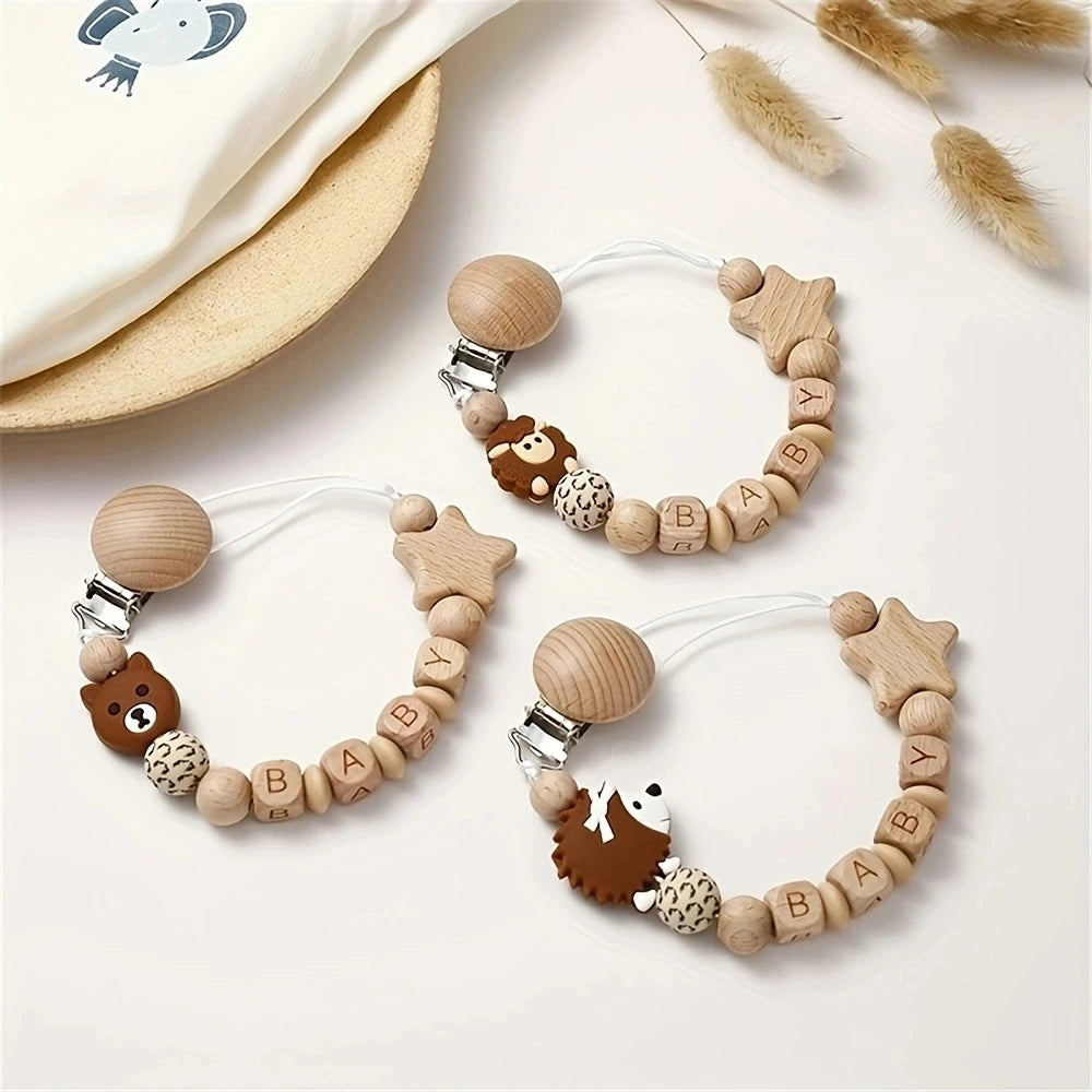 Animal Silicone Pacifier Clip