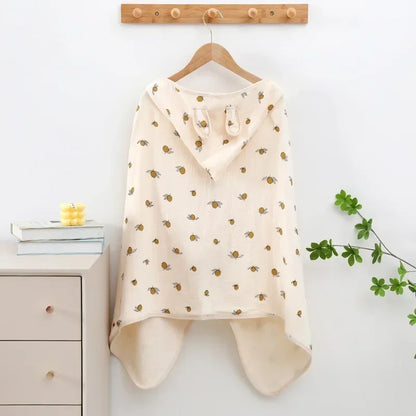 Cape de Bain Bébé - Petit Citron - Cape de bain bébé