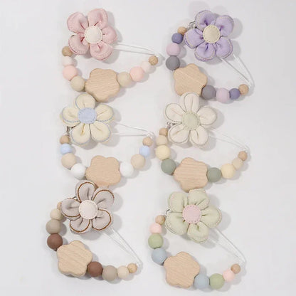 Attache tétine Personnalisé Petite Fleur