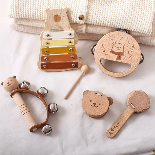 Wooden Baby Musical Instruments