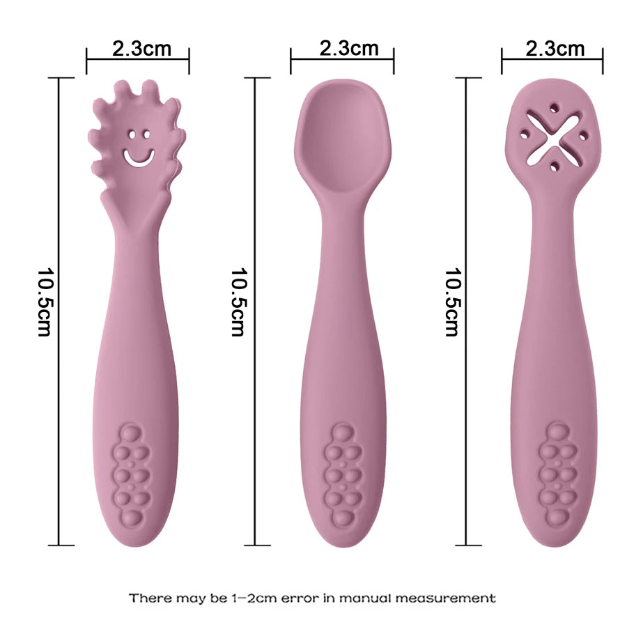 Cuillère Apprentissage Bébé x3