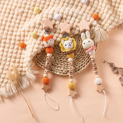 Attache tétine Crochet Petit animaux - Attache Tétine