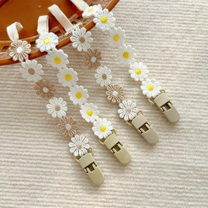 Attache Tétine Fleur - Attache tétine