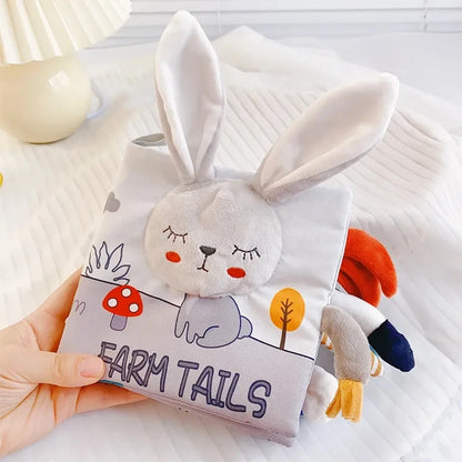 Livre sensoriel Bébé - Lapin - Jouet En bois bébé