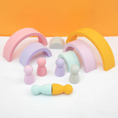 Arc en Ciel en Bois - Jouet En bois bébé