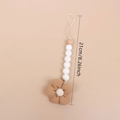 Attache Tétine Fleur - Attache tétine