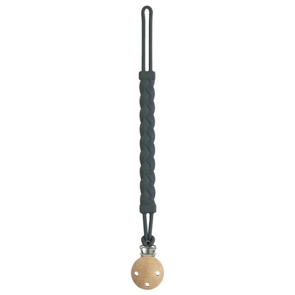 Attache Tetine en Silicone - Gris - Attache tétine