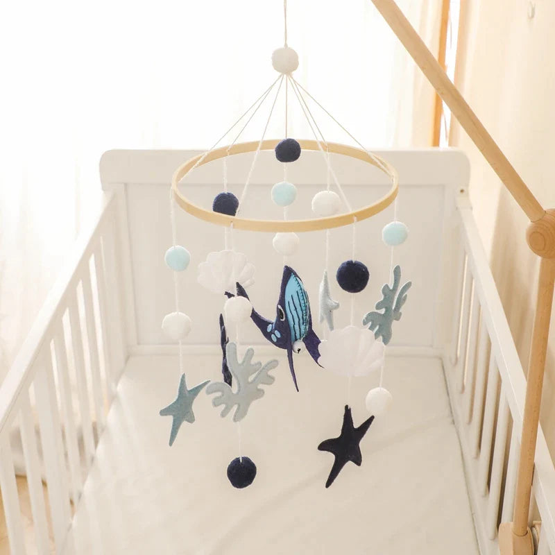 Whale Baby Bed Mobile