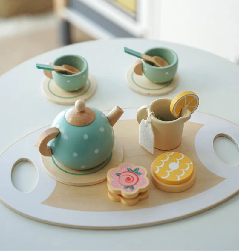 Wooden Tea Service 