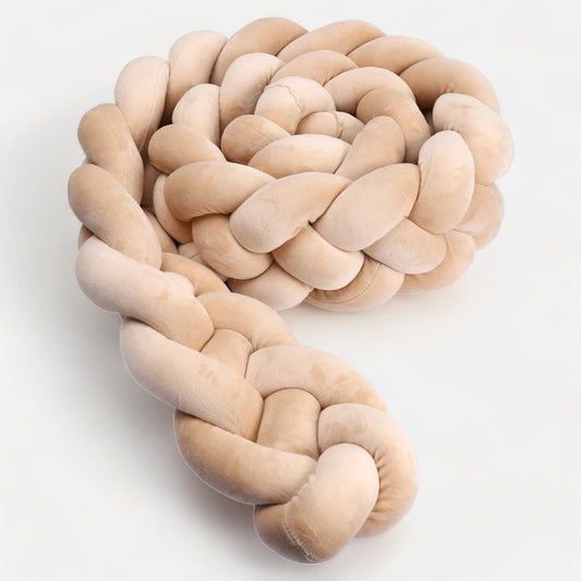 tresse de lit beige